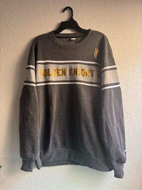 Golden Knights Gray Pullover Sweatshirt with embroidered stripes 2XL